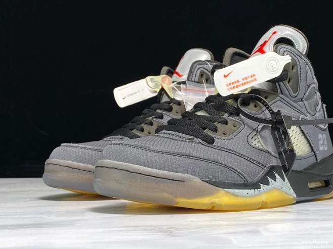 Kick Theory x Jordan Air 5 CT8480-001 Off-White Black 0811